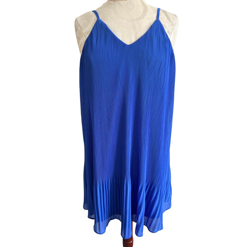Her Entire Name Says Grace Sleeveless Pleated Dress Small